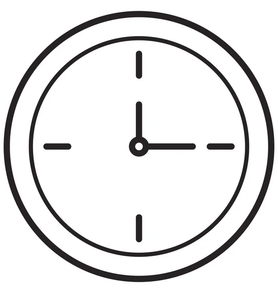 Reloj Pared Vector Icono — Archivo Imágenes Vectoriales