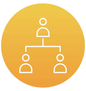 Online topluluk izole vektör simgesi  