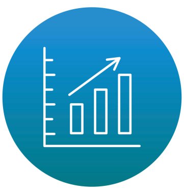 İş grafik izole vektör simgesi  