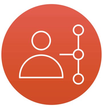 Online topluluk izole vektör simgesi  