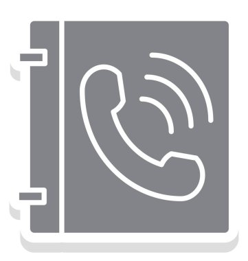 Telekomünikasyon izole vektör simgesi  