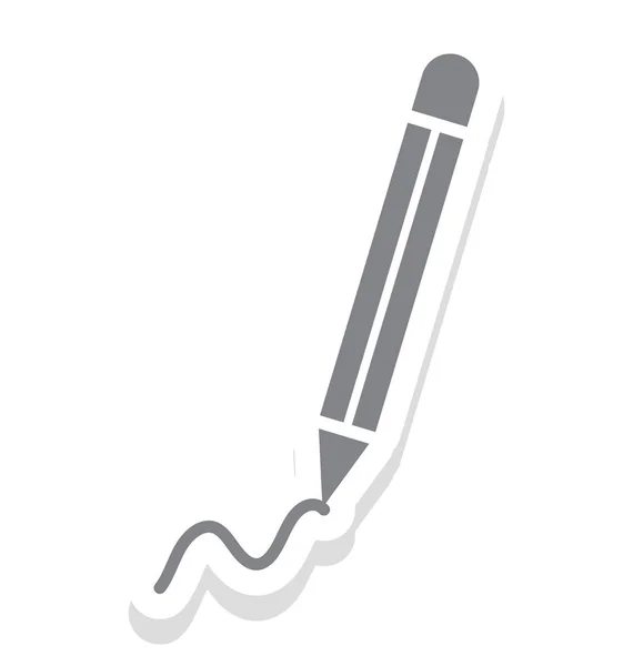 Stift Isoliertes Vektorsymbol — Stockvektor