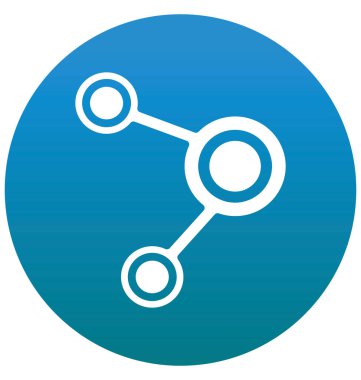 Paylaşım izole vektör simge