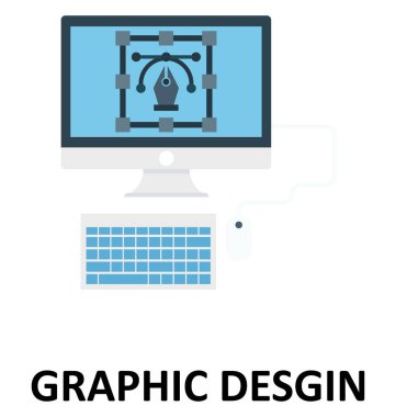 Grafik tasarım izole renk vektör çizim simgesi