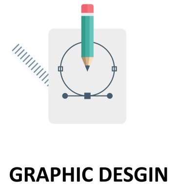 Grafik tasarım izole renk vektör çizim simgesi