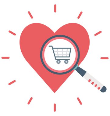 Favori Ürünler izole renk vektör çizim simgesi