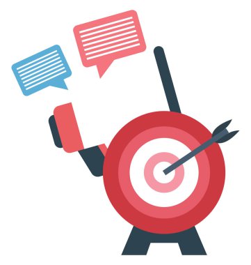 Kampanya Yönetimi izole renk vektör çizim simgesini