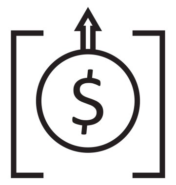 Kar satırı izole vektör simgesi kolayca değiştirilebilir ve düzenlenebilir