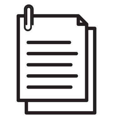 Dosya satırını kopyala izole vektör simgesi kolayca değiştirilebilir ve düzenlenebilir