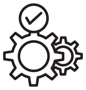 Sikke satırı izole vektör simgesi kolayca değiştirilebilir ve düzenlenebilir