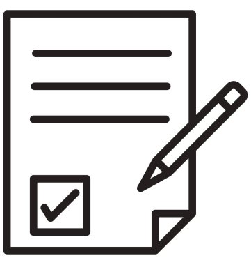 Satıra devam et izole vektör simgesi kolayca değiştirilebilir ve düzenlenebilir