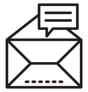 Zarf hat izole vektör simgesi kolayca değiştirilebilir ve düzenleyin