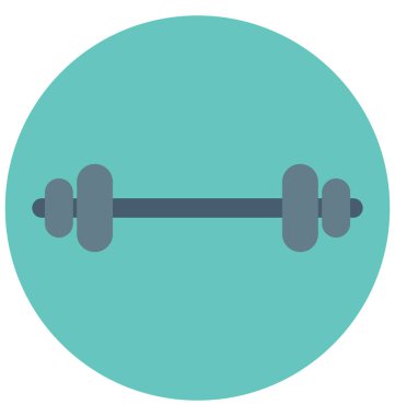 Dumbbell illüstrasyon renk vektör izole simge kolay düzenlenebilir ve özel kullanım için boş zaman, seyahat ve Tur 