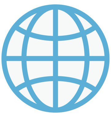 Küre illüstrasyon renk vektör izole simge kolay düzenlenebilir ve özel kullanım için boş zaman, seyahat ve Tur 