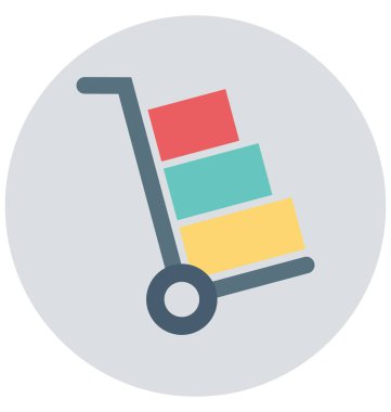 Arabası illüstrasyon renk vektör izole simge kolay düzenlenebilir ve özel kullanım için boş zaman, seyahat ve Tur 