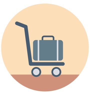 Arabası illüstrasyon renk vektör izole simge kolay düzenlenebilir ve özel kullanım için boş zaman, seyahat ve Tur 