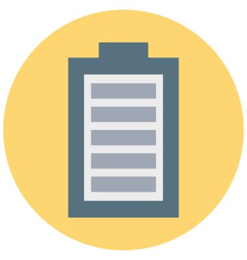 Pil illüstrasyon renk vektör izole simgesi kolay düzenlenebilir ve özel kullanım için boş zaman, seyahat ve Tur 