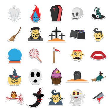 Olmak kolayca düzenleyebilir veya değişikliğin Cadılar Bayramı renk izole vektör simgesi