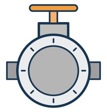 Tehlikeli ve acil izole vektör simge kolayca değiştirilebilir veya düzenleme