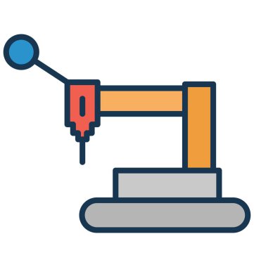 İzole vektör simge kolayca değiştirilebilir veya düzenleme kaldırma, vinç