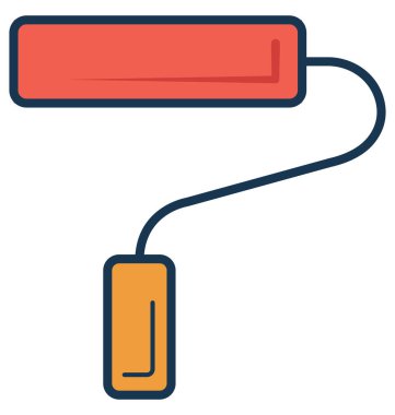 İzole vektör simge resim rulo, kolayca değiştirilebilir veya düzenleme