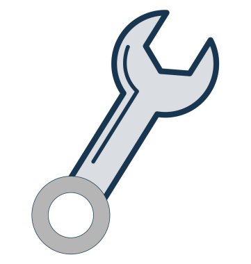 Garaj Aracı, izole vektör simge kolayca değiştirilebilir veya düzenleme makinist