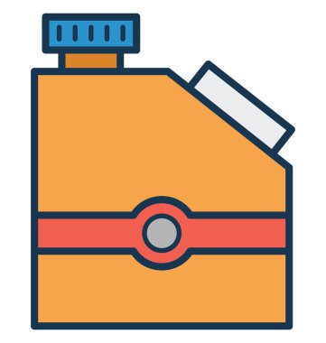 Dizel olabilir, galon izole vektör simge kolayca değiştirilebilir veya düzenleme