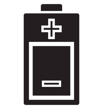 Pil şarj, pil seviyesi izole vektör simge kolayca değiştirilebilir veya düzenleme