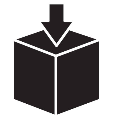 Kutular, izole vektör simge kolayca değiştirilebilir veya düzenleme paketleri