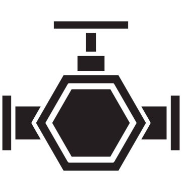  Ana boru hattı, boru Vana, vektör simgesi