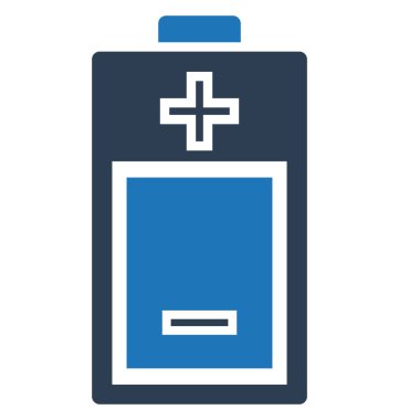 Pil şarj, pil seviyesi izole vektör simge kolayca değiştirilebilir veya düzenleme