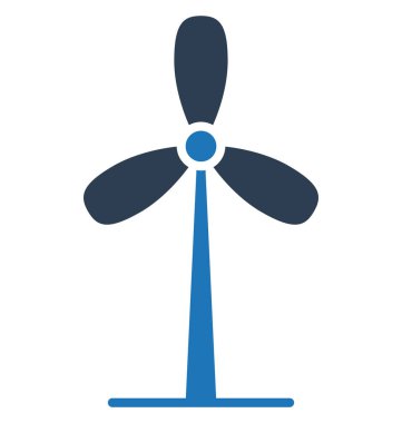 Aerogenerator, eğlenceyi vektör simge kolayca değiştirilebilir veya düzenleme