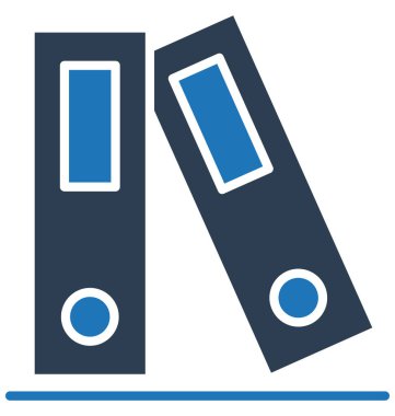 Bağlayıcılar, izole vektör simge kolayca değiştirilebilir veya düzenleme dosya klasörleri