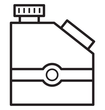 Dizel olabilir, galon izole vektör simge kolayca değiştirilebilir veya düzenleme