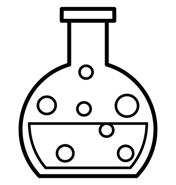 Ποτήρι Ζέσεως Δοκιμή Lab Απομονωμένο Εικόνα Vector Μπορεί Εύκολα Τροποποιηθεί — Διανυσματικό Αρχείο