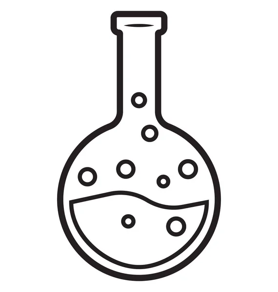 Bécher Test Laboratoire Icône Vectorielle Isolée Peut Être Facilement Modifiée — Image vectorielle