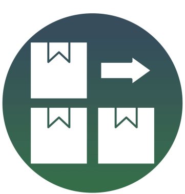 Kutular, izole vektör simge kolayca değiştirilebilir veya düzenleme paketleri