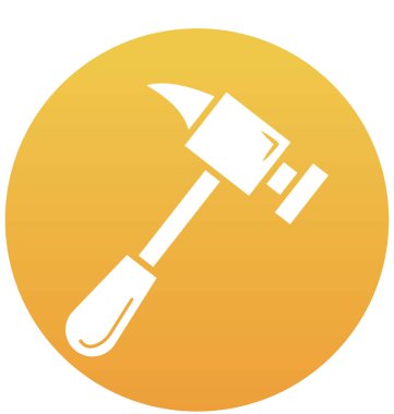 Yapılandırma, izole vektör simge kolayca değiştirilebilir veya düzenleme garaj aracı