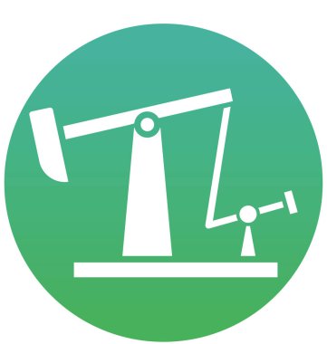 Petrol etmek, petrol kuyusu izole vektör simge kolayca değiştirilebilir veya düzenleme