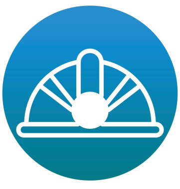 Baret, büyük lamba vektör simge kolayca değiştirilebilir veya düzenleme