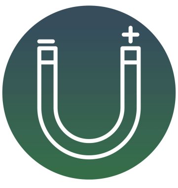 Çekmek, mıknatıs, vektör simge kolayca değiştirilebilir veya düzenleme