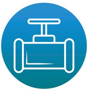  Ana boru hattı, boru Vana, vektör simge kolayca değiştirilebilir veya düzenleme