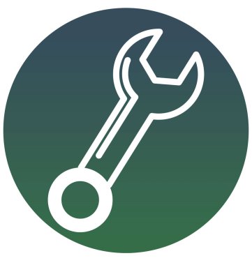 Garaj Aracı, izole vektör simge kolayca değiştirilebilir veya düzenleme makinist