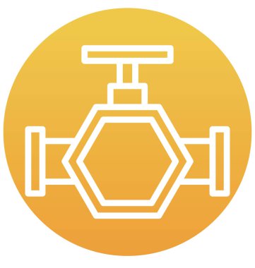  Ana boru hattı, boru Vana, vektör simgesi