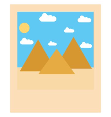 Olmak kolayca düzenleyebilir veya değişikliğin dağlar izole vektör simgesi