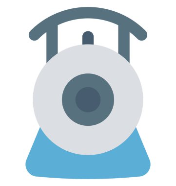 Olmak kolayca düzenleyebilir veya değişikliğin Webcam izole vektör simgesi