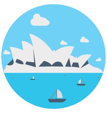 olmak kolayca düzenleyebilir veya değişikliğin opera binası izole vektör simgesi