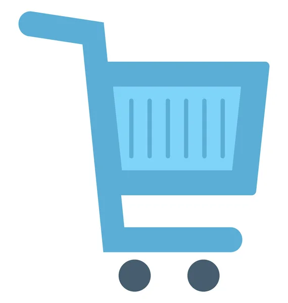 Carrito Compras Icono Vectorial Aislado Que Puede Editar Modificar Fácilmente — Vector de stock