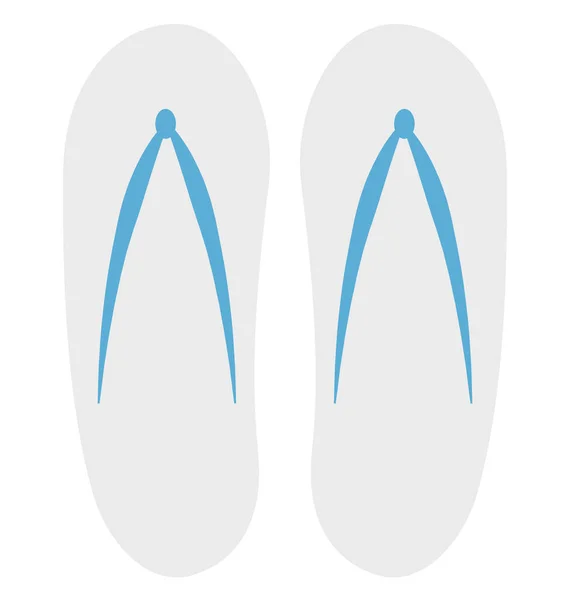 Flip Flop Icône Vectorielle Isolée Qui Peut Être Facilement Éditée — Image vectorielle