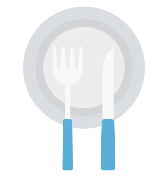 Dining Isolated Vector Icon Which Can Easily Edit Modified — Stock Vector